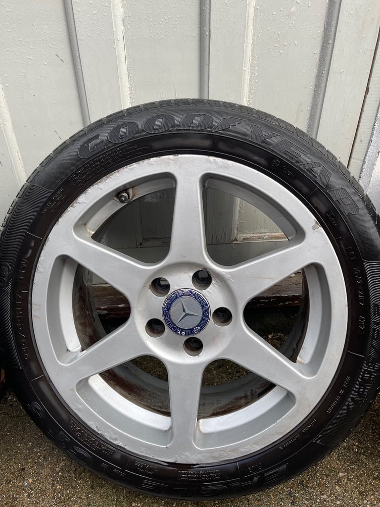 Mercedes wheels alloys w201 w124 evo style r17 