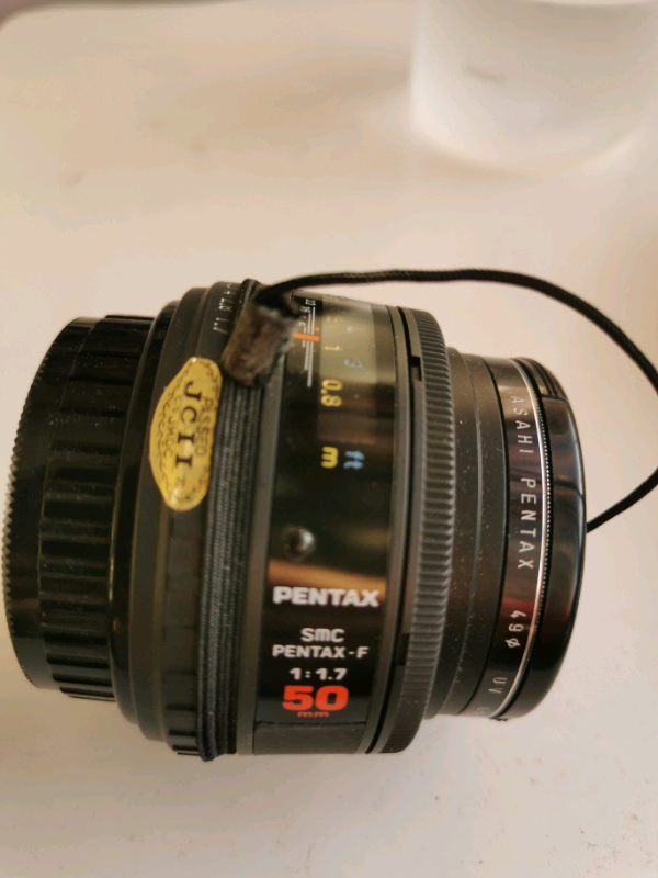 image for Pentax SMC F 1: 1.7 50mm lens
