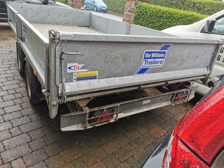 Ifor Williams TT3621 tipping trailer, 12' x 6'6" vgc 3500kg