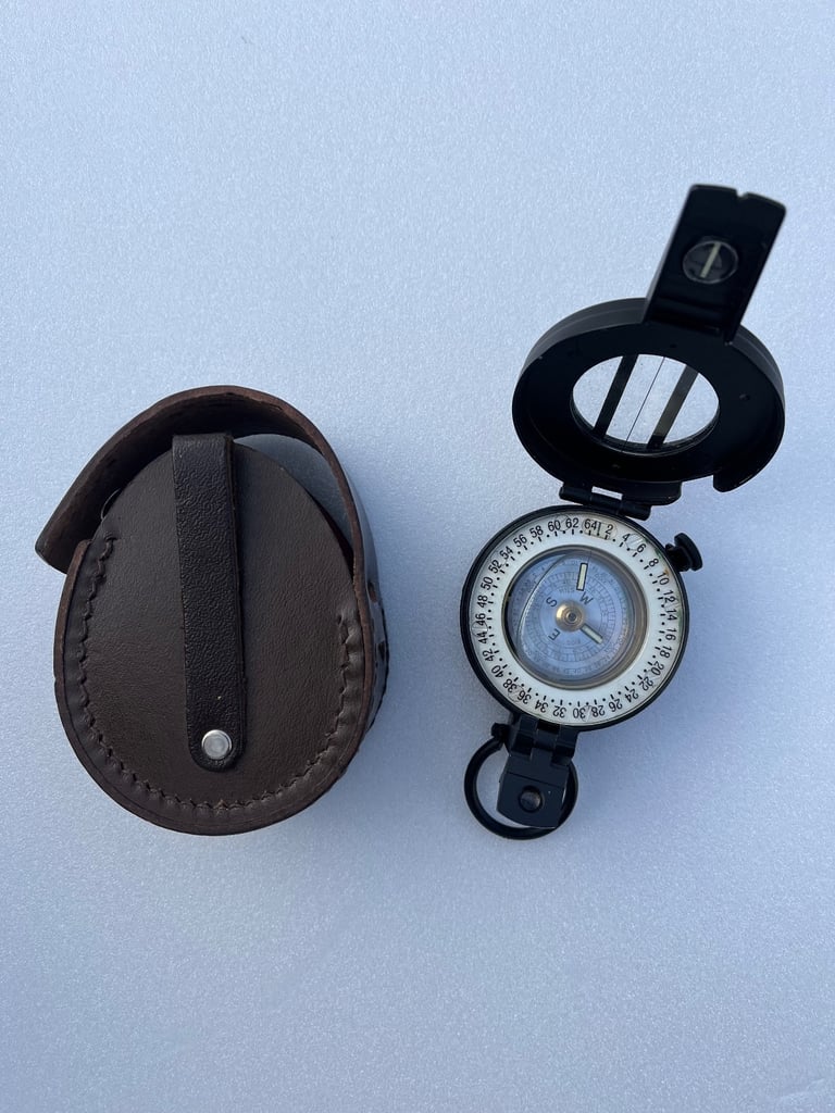 Vintage Miltary Enbeeco compass M73 Oil filled