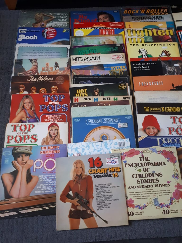 60+ Old Vinyls, LP, Long Plays from 60s & 70s, 80s. 331/3, 45 rpm, Pop Music, Funky, Classical