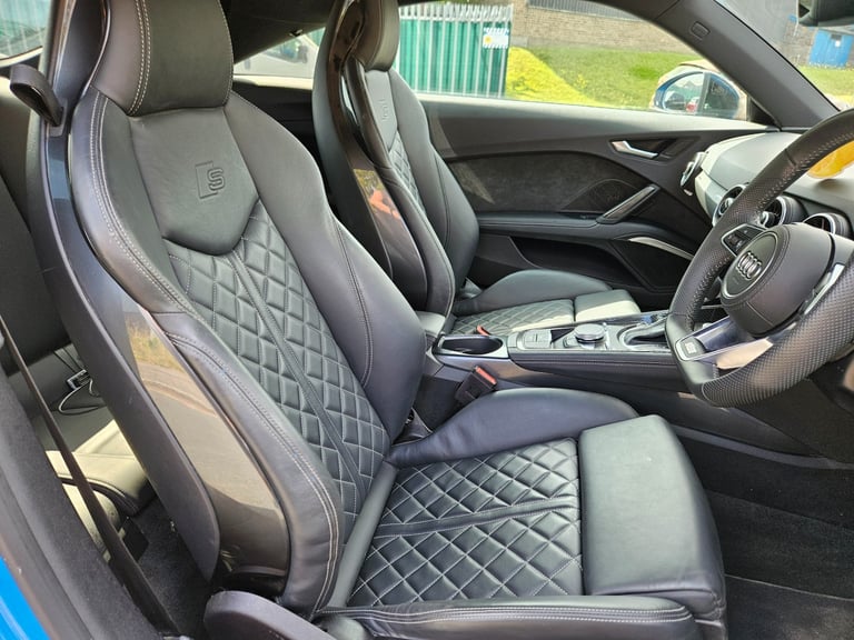 2021 AUDI TT 50 TFSI 320 Quattro TTS Vorsprung S Tronic Blue Damaged Repaired