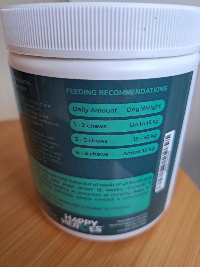 Clever calming treata/tabs for dogs