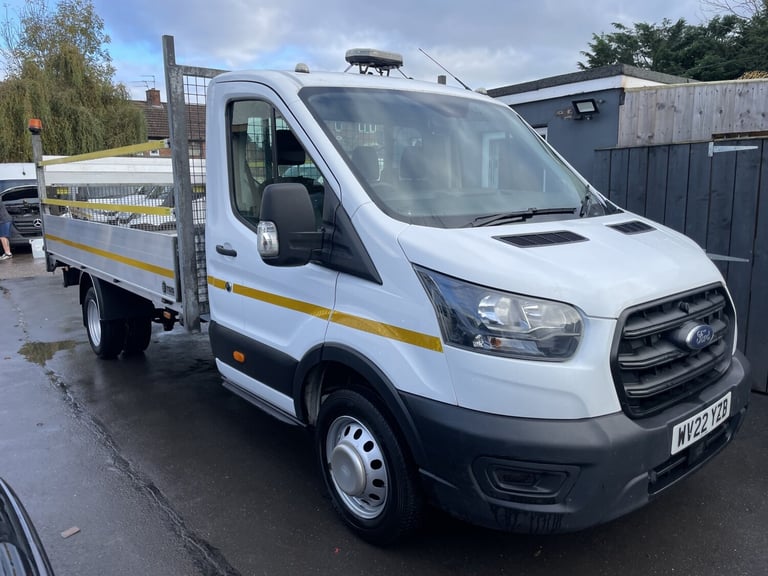 FORD TRANSIT 2.0 TDCI T350 LEADER 14FT DROPSIDE WITH TAIL LIFT RWD EURO 6 2022