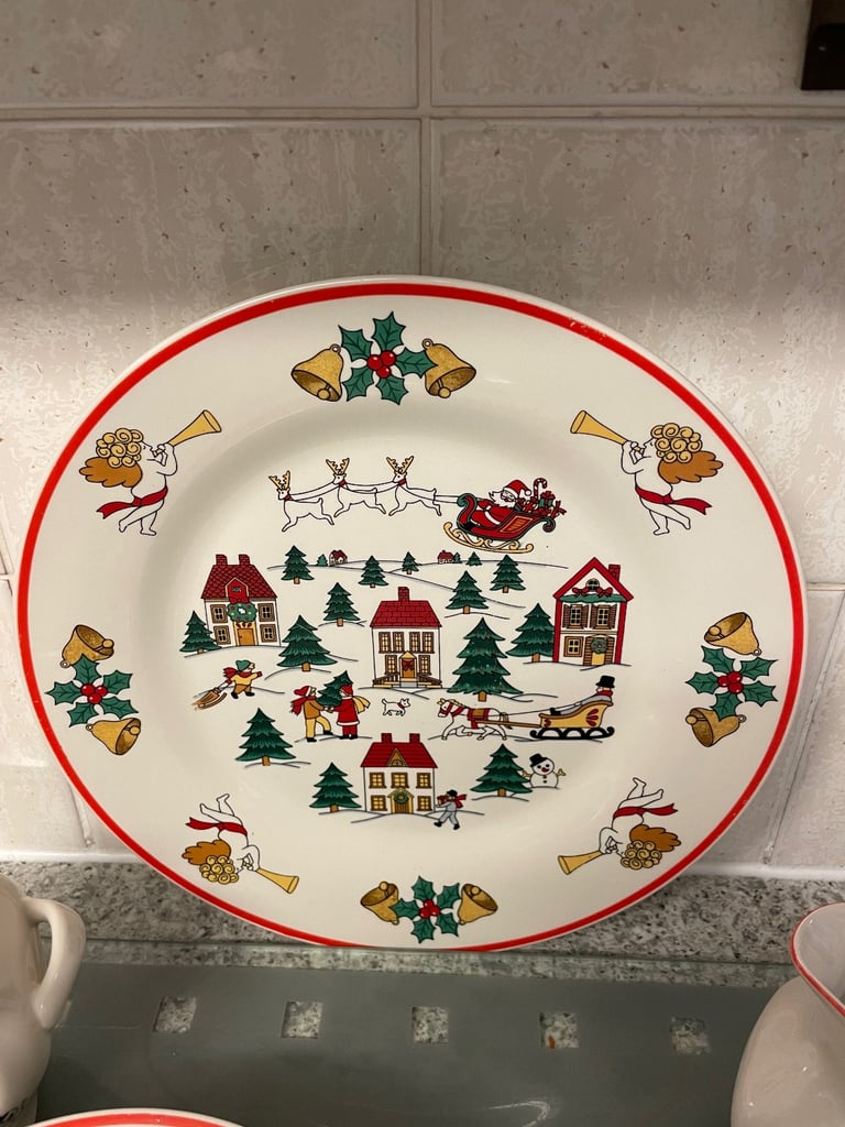 Christmas China vintage 