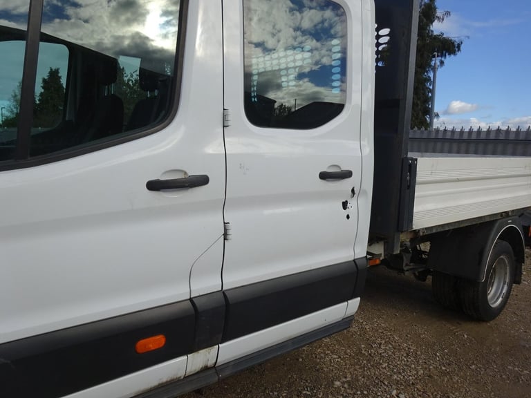 2021 21 REG FORD TRANSIT 350 LEADER ECOBLUE DIESEL TIPPER 7 SEAT DAMAGED SALVAGE