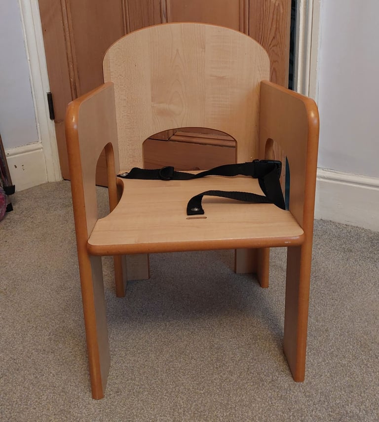 image for Wooden toddler chair with arms
