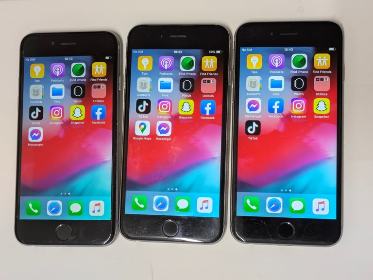 image for O2, Giffgaff iPhone 6 16GB £29 each cheap phones for work, business, backup, or personal use