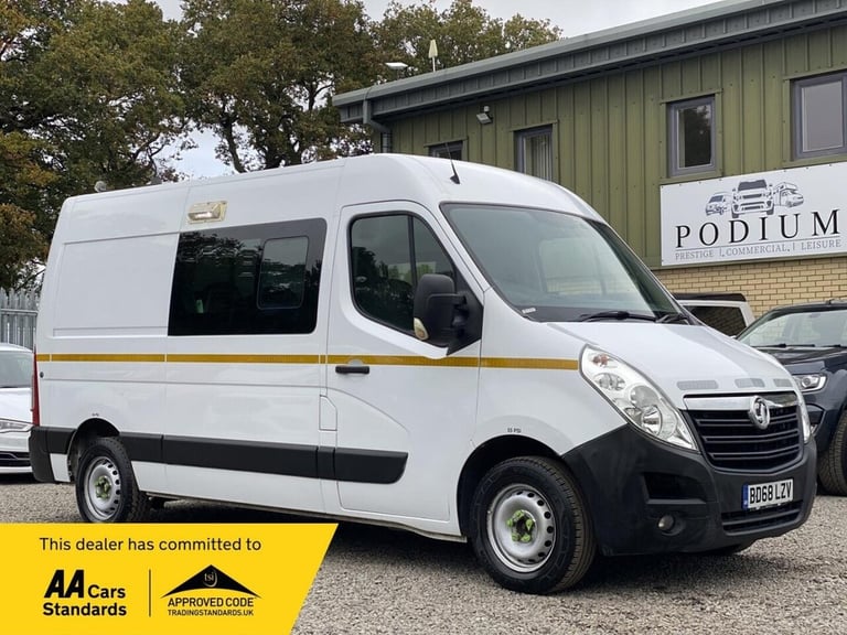 image for 2019 Vauxhall Movano 2.3 CDTi 3500 CREWVAN FWD L2 H2 Euro 6 PANEL VAN Diesel Manual