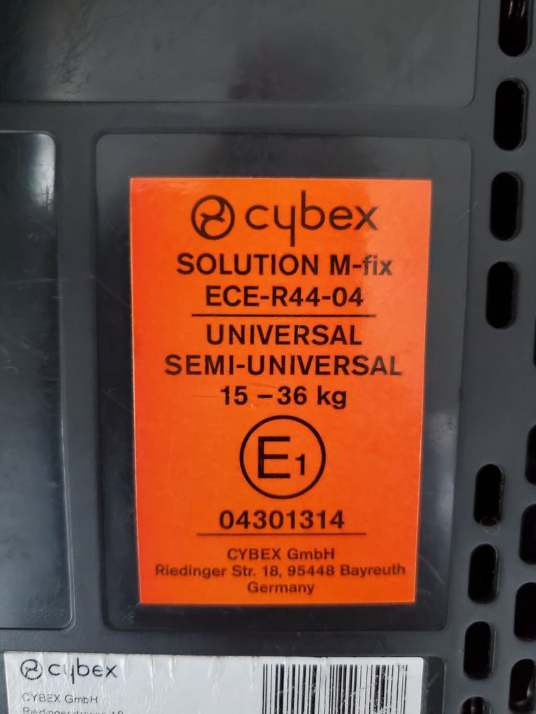 Cybex Solution M Fix Car Seat G2-3