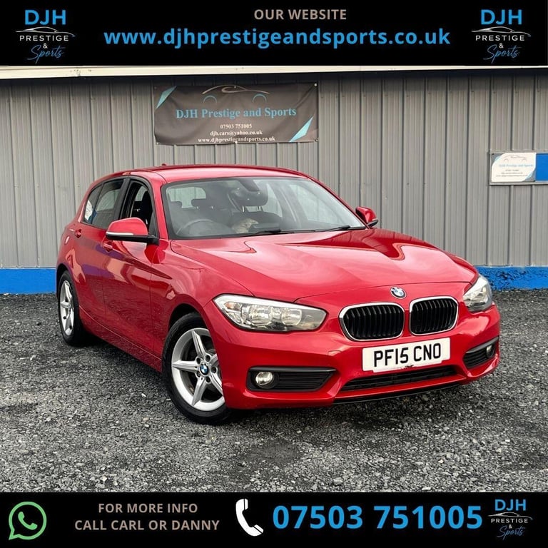 2015 BMW 1 Series 1.5 116d ED Plus Euro 6 (s/s) 5dr HATCHBACK Diesel Manual