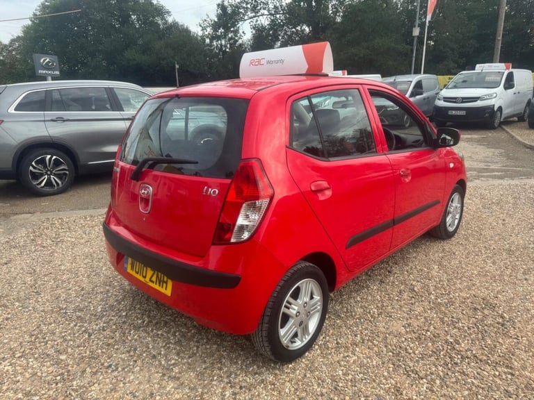 2010 Hyundai i10 1.2 Comfort 5dr HATCHBACK PETROL Manual