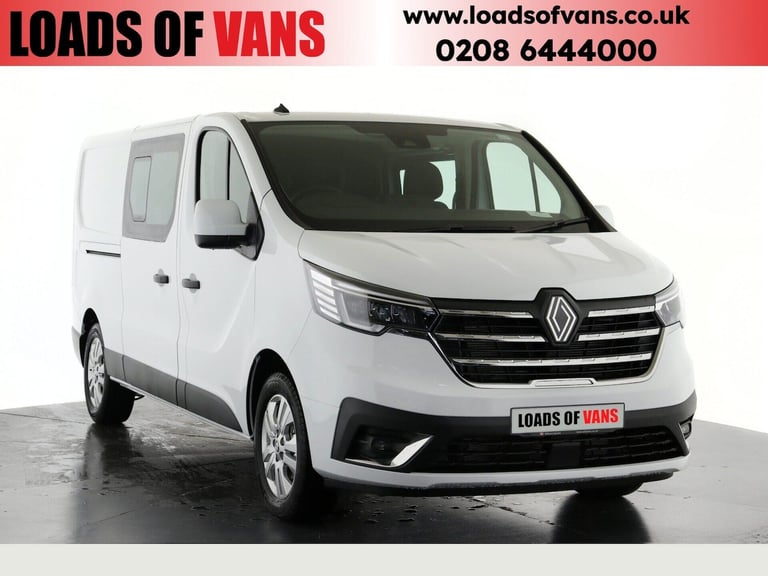 2025 Renault Trafic LL30 Blue dCi 150 Extra [Safety] Crew Van WINDOW VAN Diesel Manual