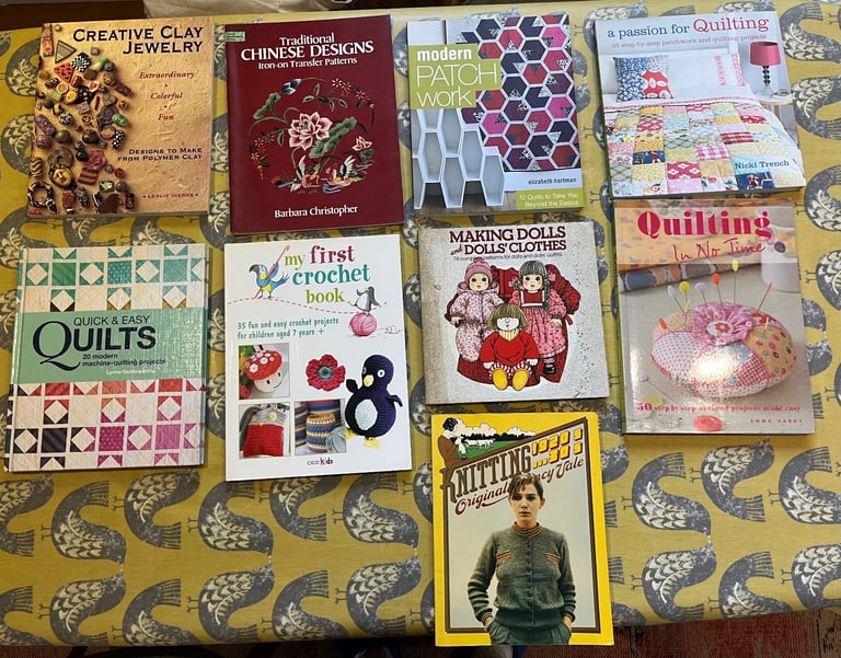 image for Quilting, Crotchet, Patchwork, Knitting Books
