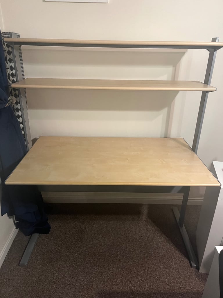 image for Large IKEA desk/computer desk/workstation - GC 