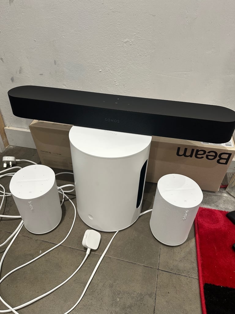 Sonos Bundle, Beam Gen 2, Sub Mini & 2x Era 100