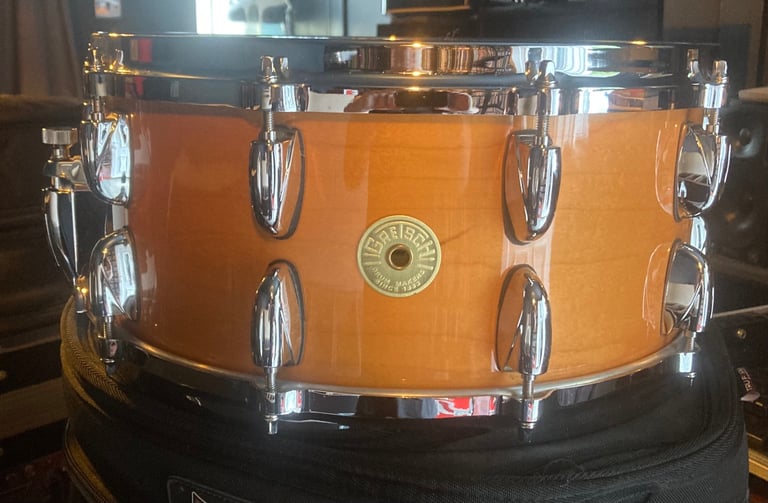Gretsch USA Custom Drums 125th anniversary kit with additional drums added.