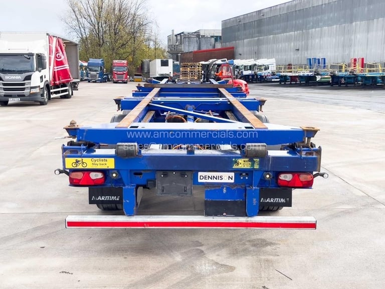 DENNISON SLIDING SKELETAL TRAILER 