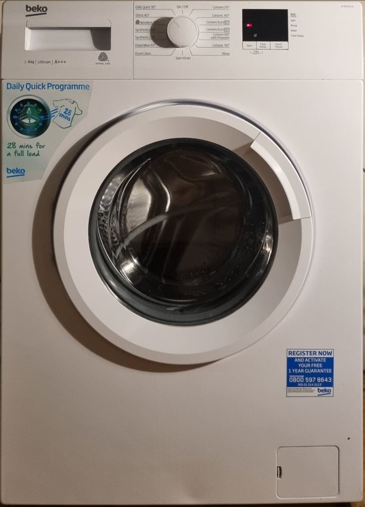 image for 8kg beko washing machine 
