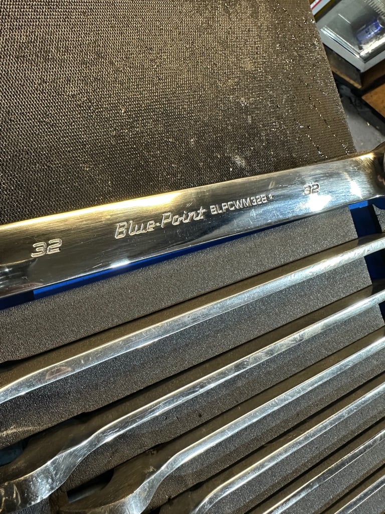 Blue point spanners set 