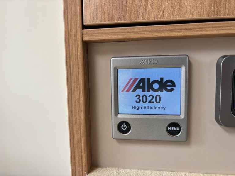 2017 BAILEY UNICORN VALENCIA, 4 BERTH CARAVAN ALDE, A/C, WITH A FIXED BED