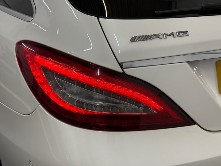 2017 17 MERCEDES BENZ CLS63 S AMG 5.5 V8 BI-TURBO 585 BHP SHOOTING BRAKE WHITE