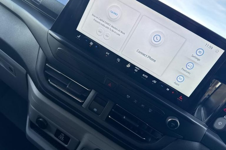 2024 Ford E-Transit 320 Limited AUTO L1 SWB RWD 100kW 65kWh Low Roof, DEMO, 17inch CARBONISED A P...