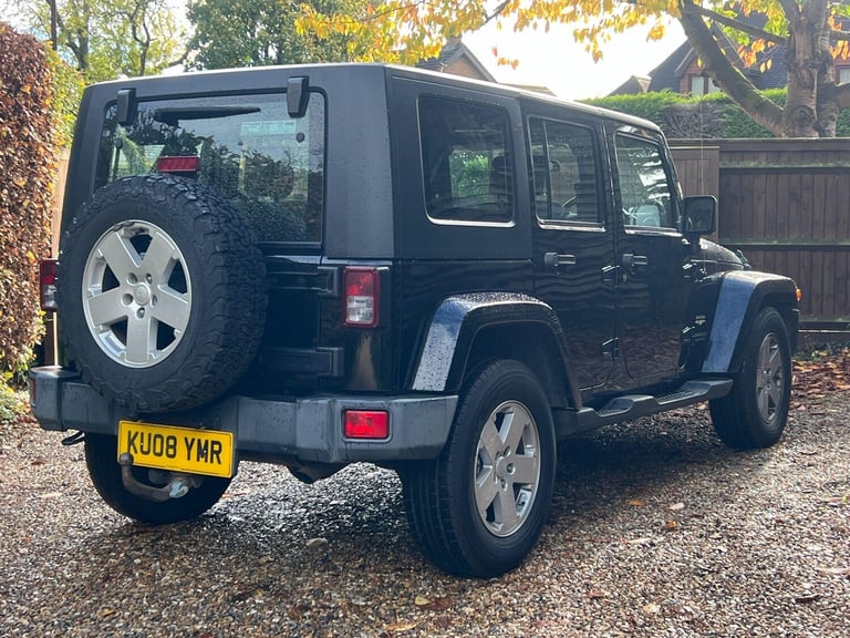 2008 Jeep Wrangler 2.8 CRD Sahara Unlimited 4dr Auto CONVERTIBLE DIESEL Automatic