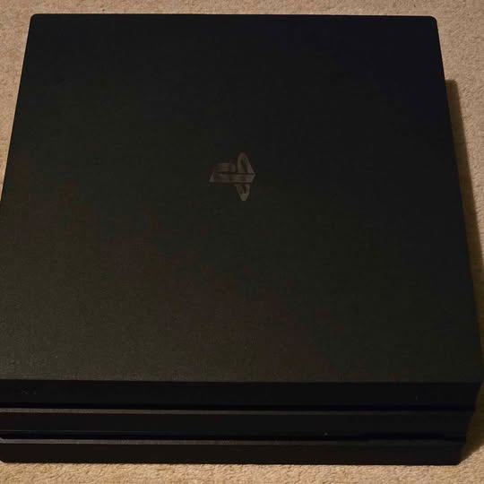 image for Sony PlayStation 4 Pro (CUH-7116B), 1TB, black, controller, 3 games, new thermal paste, boxed