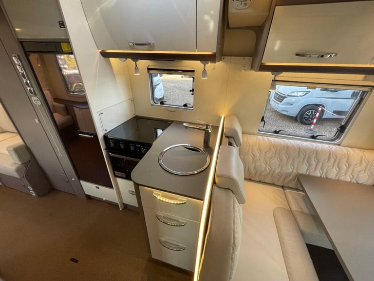 Burstner limited 744 4 Berth 4 Belt End lounge 3850KG