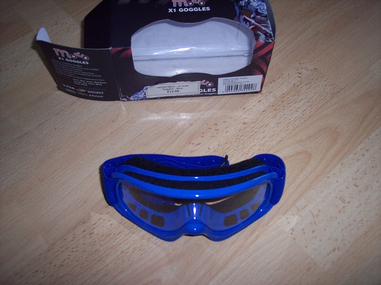 Yamaha Blue Kids Motorcycle / Motocross Goggles