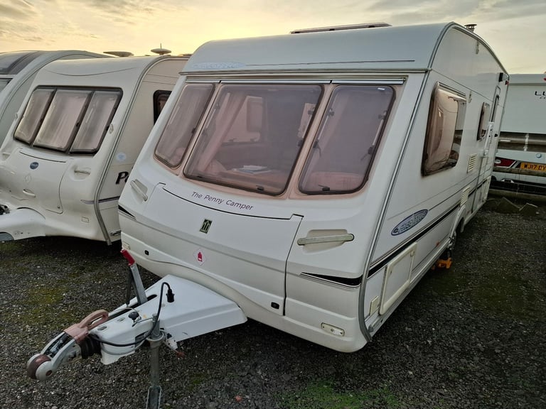 2003 Abbey Freestyle 520 SE 4 berth caravan with motor mover and solar panel