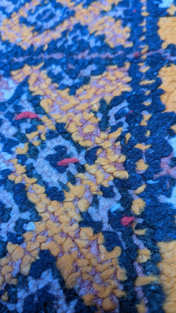 vintage moroccan rug 152 x 116 cm