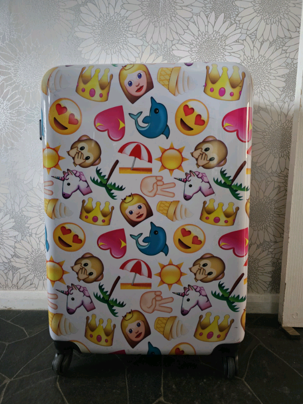 EMOJI Suitcase / Travel / Trolley / Bag / Packing / Holiday Luggage