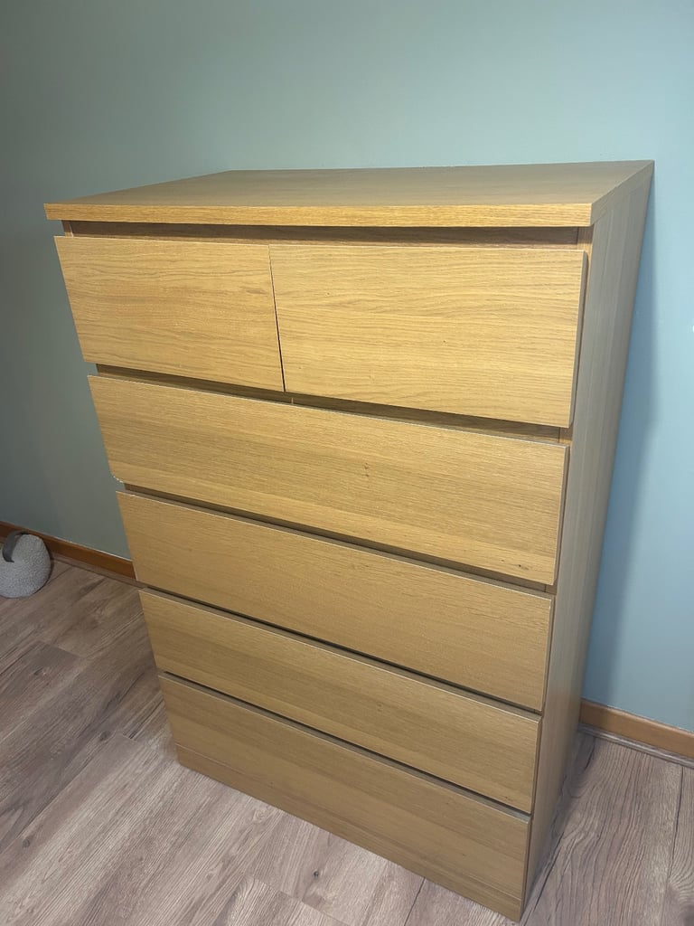 image for IKEA malm chest of drawers 