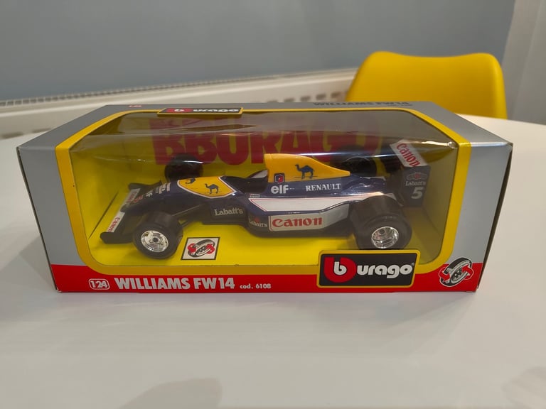 Bburago Williams FW14 die-cast model 