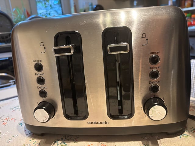 Cookworks Long Slot Slice Toaster Toaster Cookworks Hotsell