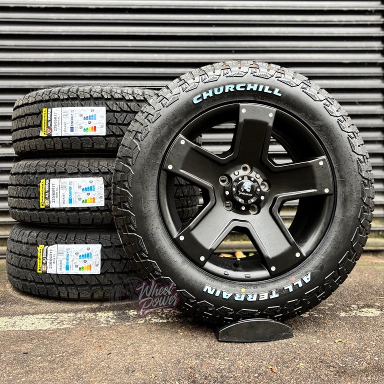 17” VW Transporter T5 T6 Alloys New Load Rated Swamper Wheels & All Terrain Tyres