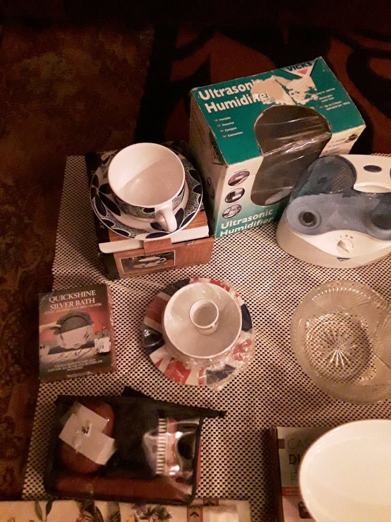 An assortment of household goods