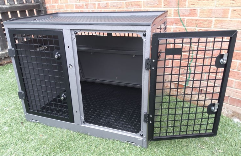TransK9 ( B4 ) Transport double dog cage (Lockable & Crash Tested) Trans K9