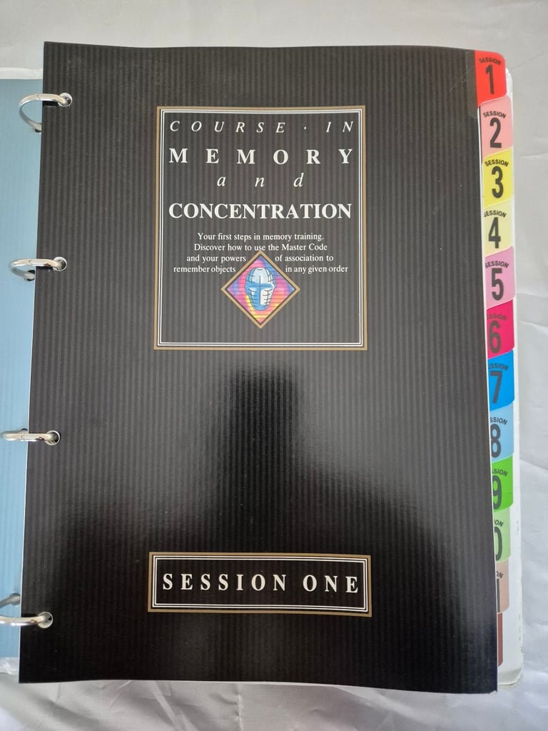 “You can remember”. A home study course in Memory and Concentration by Dr Bruno Furst.