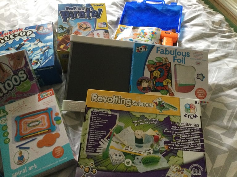 Box games, creative hobbies, creative building and drawing sets. For all ages 2 uowards