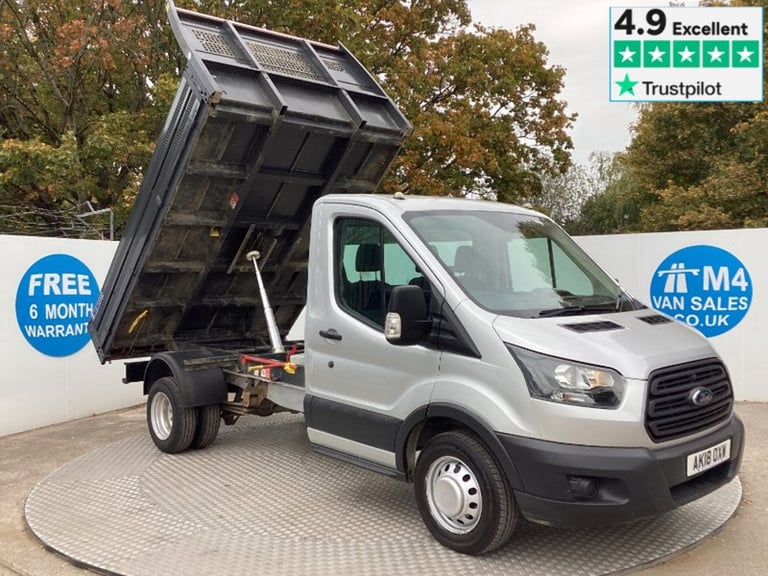 2018 Ford Transit 350 EcoBlue MWB 1 Stop Tipper A/C Euro 6 L=10ft 6 Tipper Diesel Manual