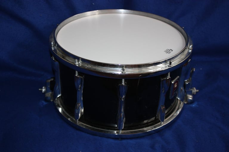 Premier Black Shadow 14in x 8in Snare Drum ~ 10 Hole Die Cast Hoops ~ Flo Beam Mechanism ~ £395 ono