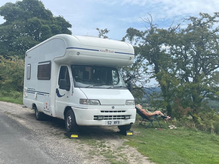 Fiat Ducato Auto trail  White 2.5 Diesel Motorhome With Full Solar Power 12 month MOT