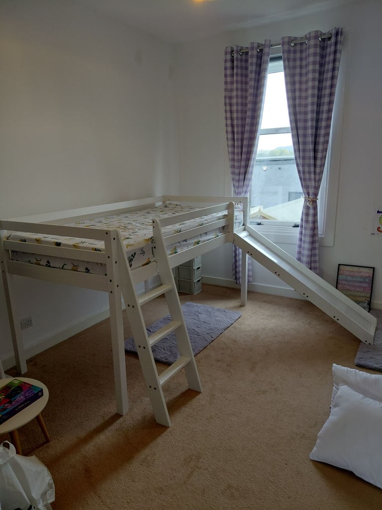 image for Mid sleeper bed with slide