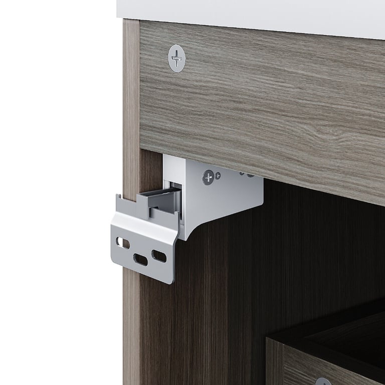 New Wood Wall Hung Basin Vanity Unit 600mm RRP £310 Our Price £200