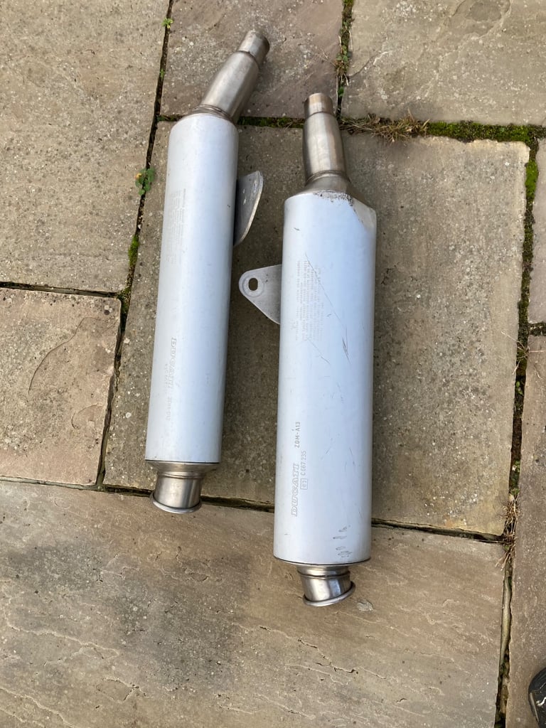Genuine Ducati Monster exhausts