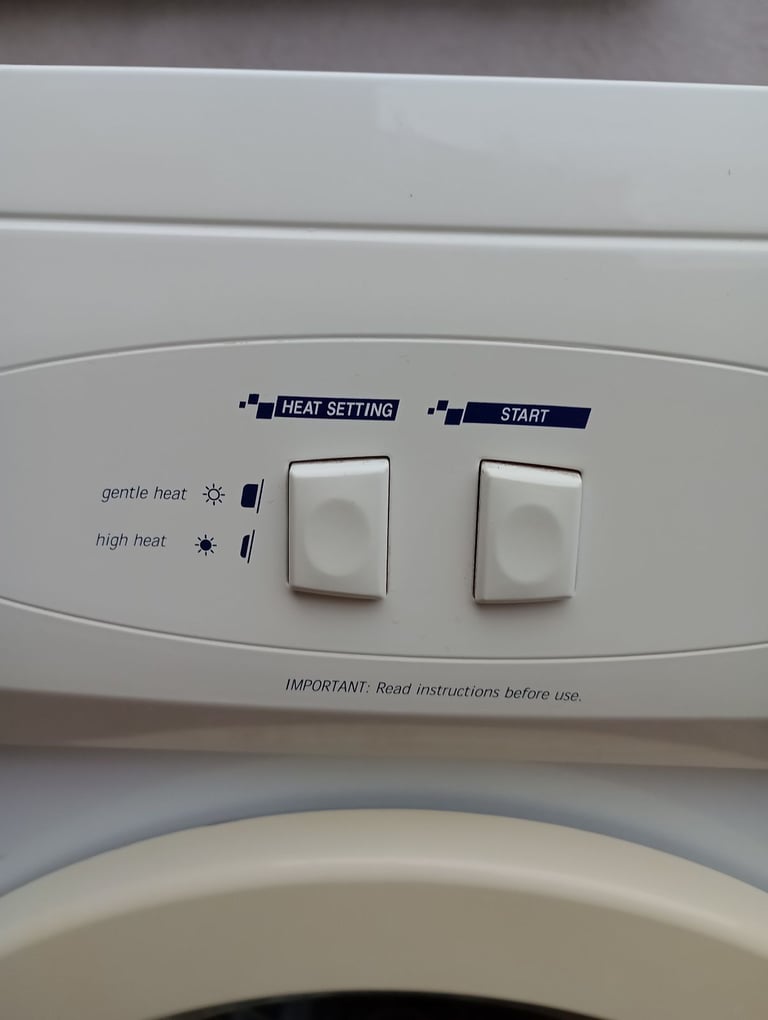 White Knight dual heat reversing tumble dryer 