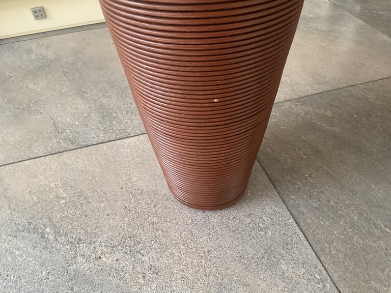 Large brown vase